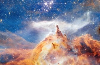 New Webb picture reveals star formation as glittering, craggy peaks