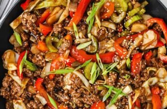 Sesame Floor Beef Stir Fry