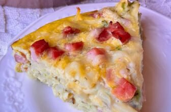 Denver Omelet Pie with Hash Browns